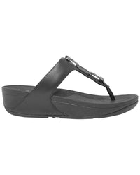 Fitflop Hallye Chain Leather Toe Post Sandal