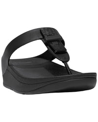 Fitflop Fino Resin Lock Leather Toe Post Sandal