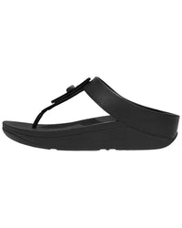 Fitflop Fino Resin Lock Leather Toe Post Sandal