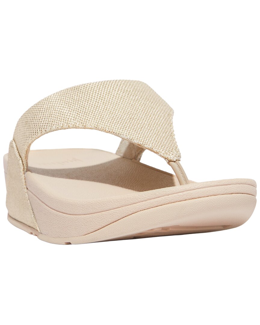 Fitflop Lulu Glitz Canvas Toe Post Sandal