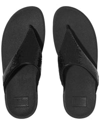 Fitflop Lulu Sequin Toe Post Sandal