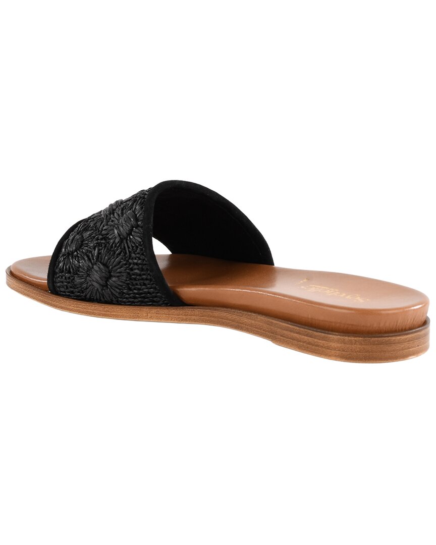 Seychelles Seychelles Dakota Raffia & Leather Slide
