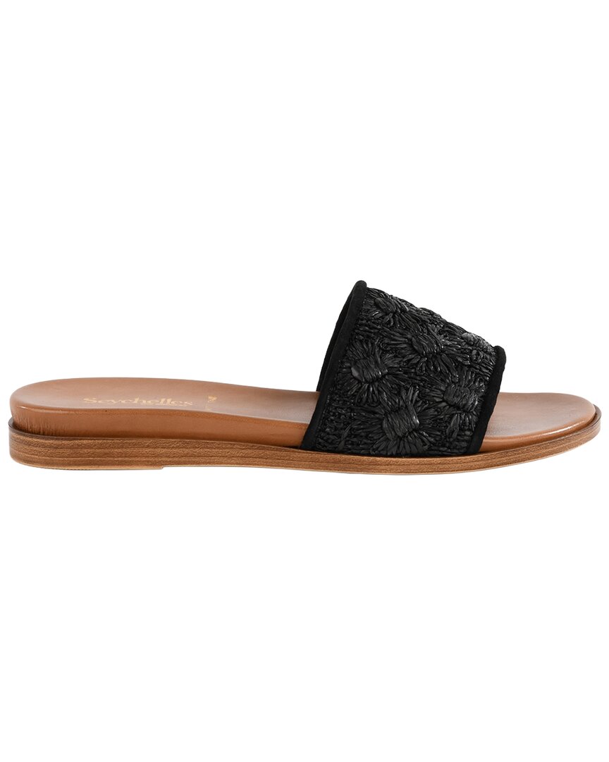Seychelles Seychelles Dakota Raffia & Leather Slide