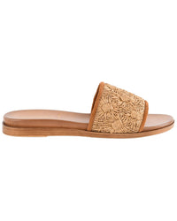 Seychelles Seychelles Dakota Raffia & Leather Slide