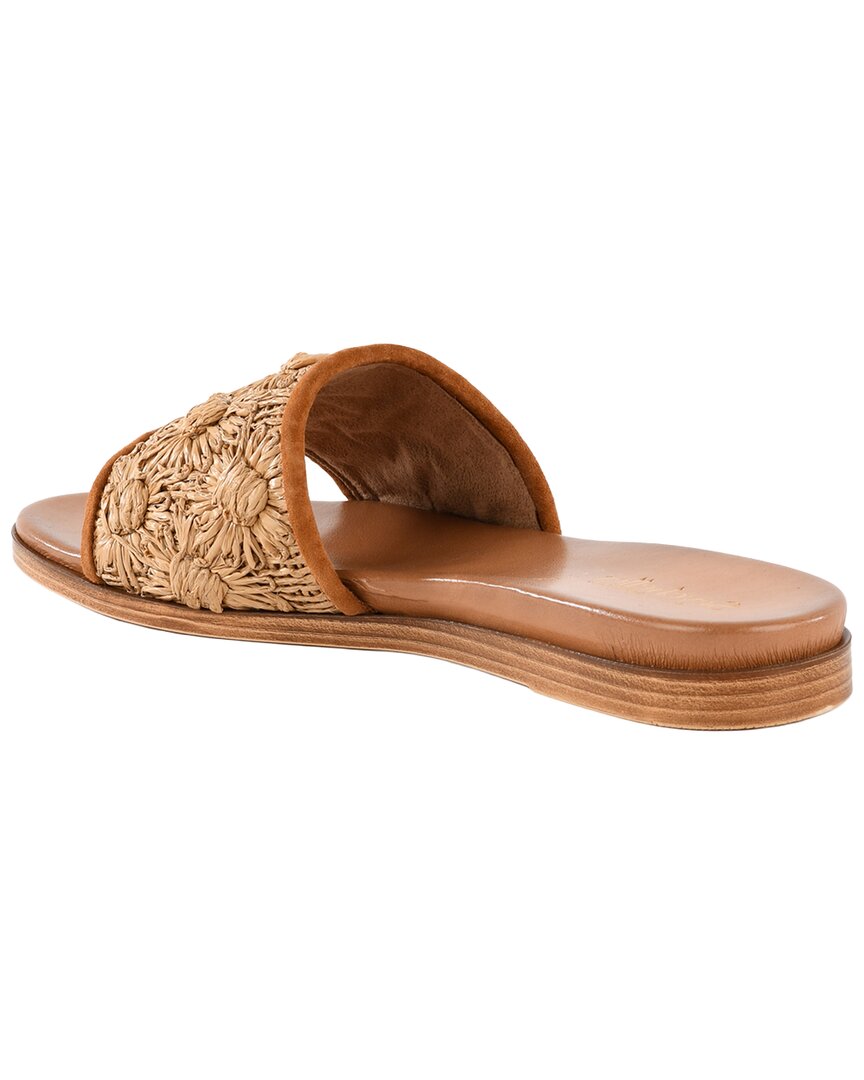 Seychelles Seychelles Dakota Raffia & Leather Slide
