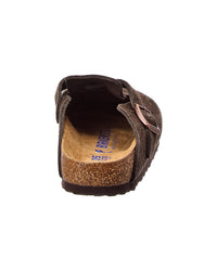 Birkenstock Boston Narrow Soft Footbed Suede Sandal