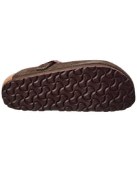 Birkenstock Boston Narrow Soft Footbed Suede Sandal