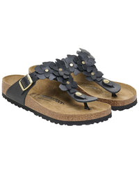 Birkenstock Birkenstock Gizeh Flowers Leather Sandal