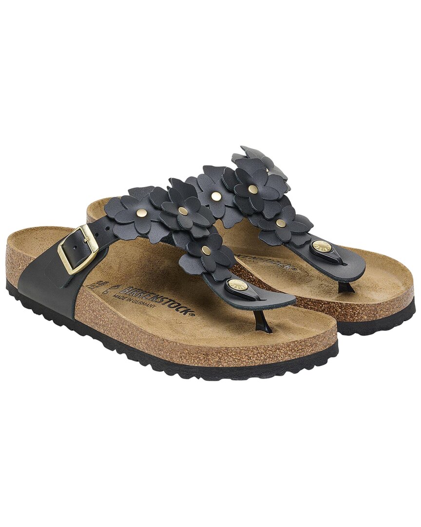 Birkenstock Birkenstock Gizeh Flowers Leather Sandal