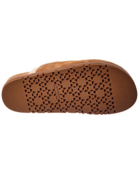 SIMKHAI Simkhai Mila Suede & Shearling Slipper