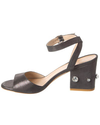 Stuart Weitzman Allshine 75 Suede Block Sandal