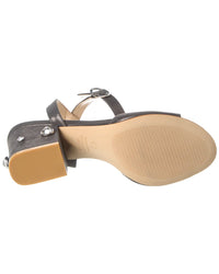 Stuart Weitzman Allshine 75 Suede Block Sandal