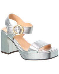 ODISSI Odissi Leather Slingback Platform Sandal