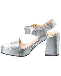 ODISSI Odissi Leather Slingback Platform Sandal