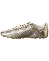 ODISSI Odissi Laminated Metallic Leather Sneaker