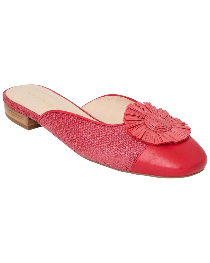 Jack Rogers Jack Rogers Tinsley Mule Raffia & Leather Mule