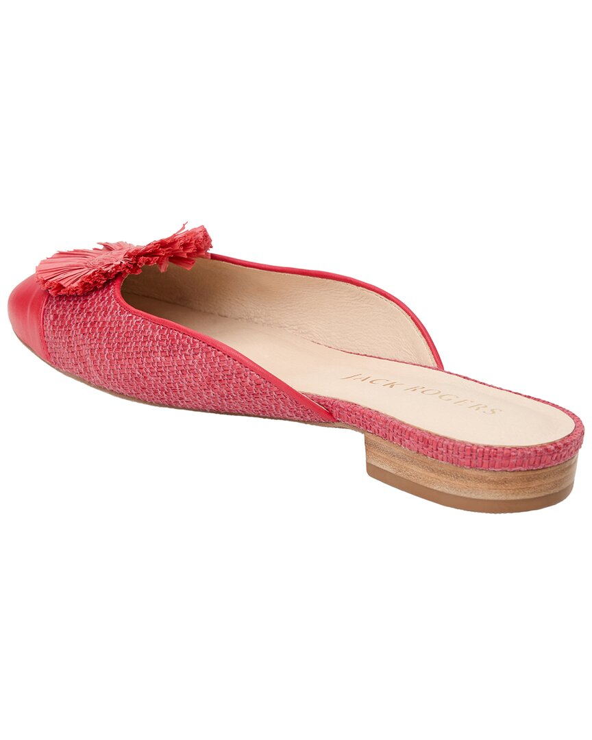 Jack Rogers Jack Rogers Tinsley Mule Raffia & Leather Mule