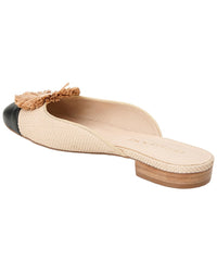 Jack Rogers Jack Rogers Tinsley Mule Raffia & Leather Mule