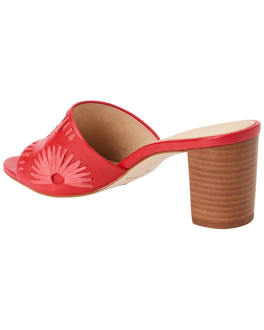 Jack Rogers Jack Rogers Susie Raffia & Leather Sandal
