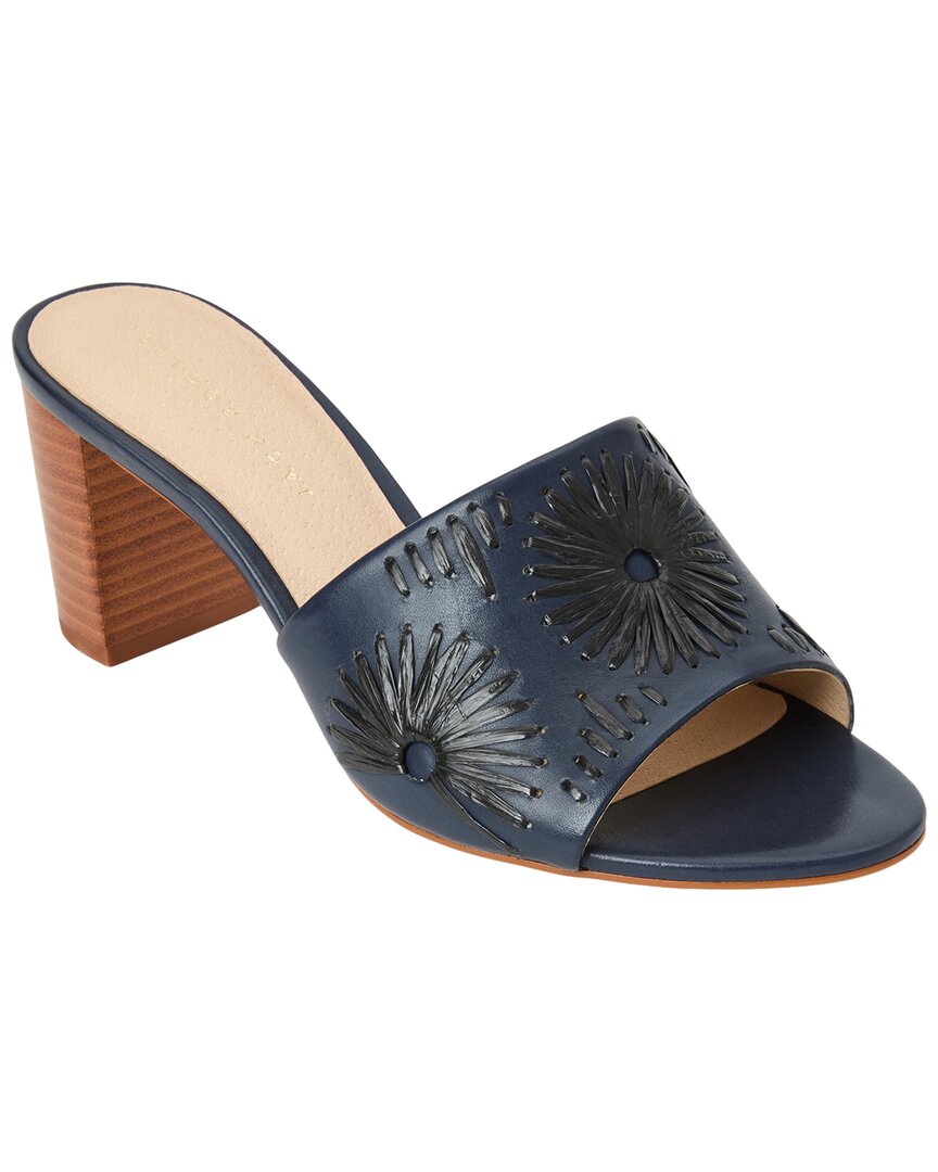 Jack Rogers Jack Rogers Susie Raffia & Leather Sandal