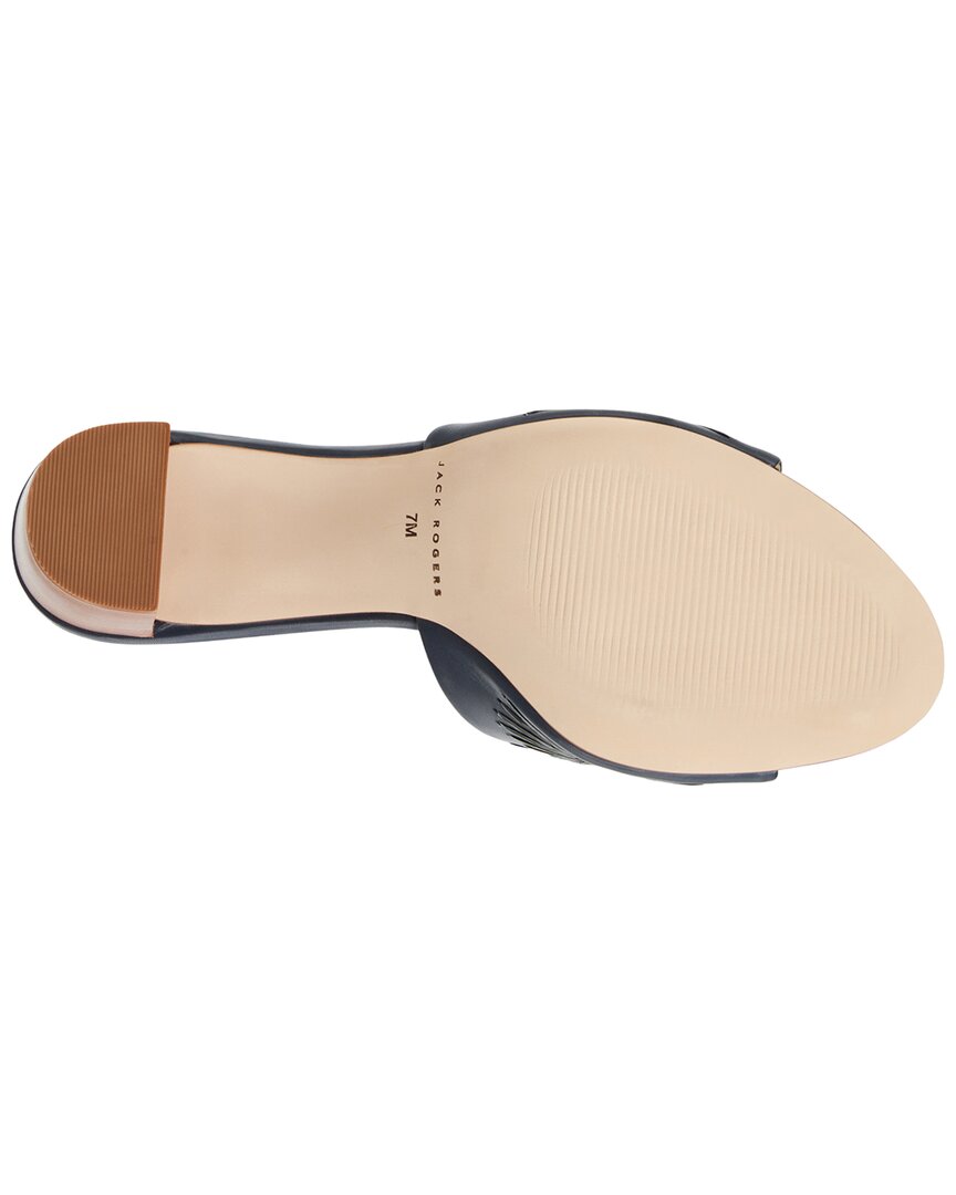 Jack Rogers Jack Rogers Susie Raffia & Leather Sandal