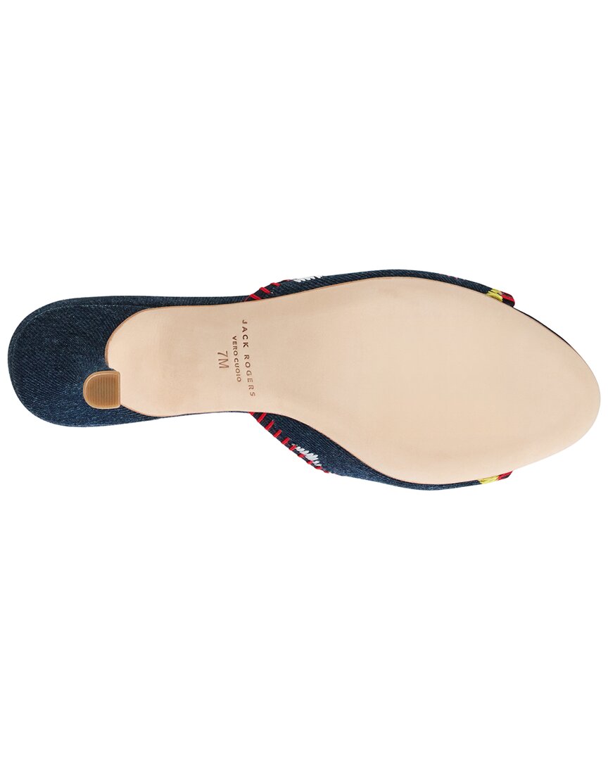 Jack Rogers Jack Rogers Velma Flower Denim Sandal
