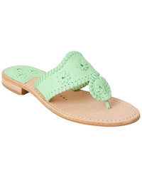 Jack Rogers Jack Rogers Jacks Flat Leather Sandal