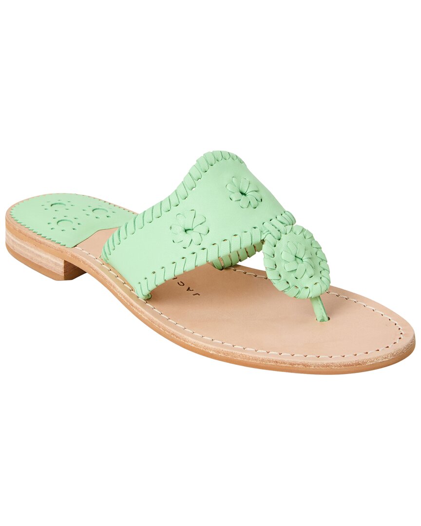 Jack Rogers Jack Rogers Jacks Flat Leather Sandal