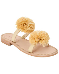 Jack Rogers Jack Rogers Daffodil Raffia & Leather Sandal