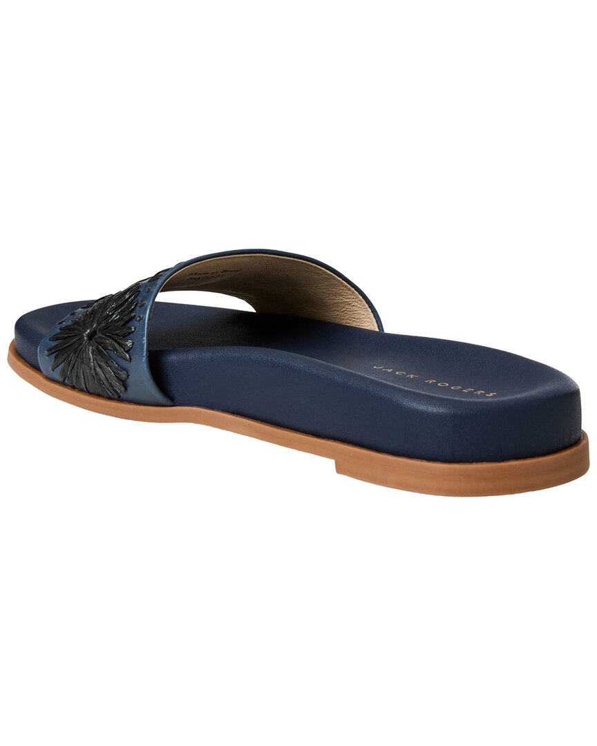 Jack Rogers Jack Rogers Somerset Raffia & Leather Sandal