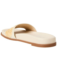 Jack Rogers Jack Rogers Somerset Raffia & Leather Sandal