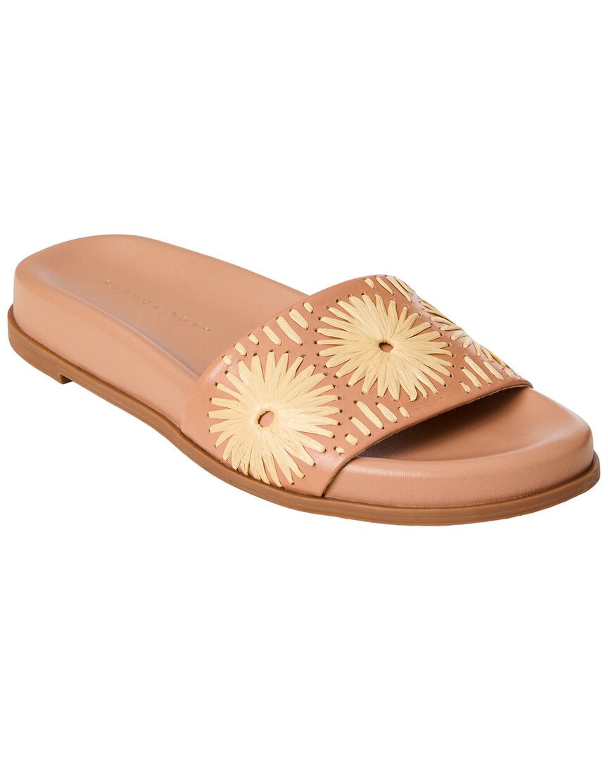 Jack Rogers Jack Rogers Somerset Raffia & Leather Sandal