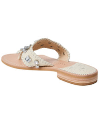 Jack Rogers Jack Rogers Jacks Jeweled Leather Sandal