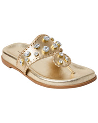 Jack Rogers Jack Rogers Jacks Sport Jeweled Leather Sandal