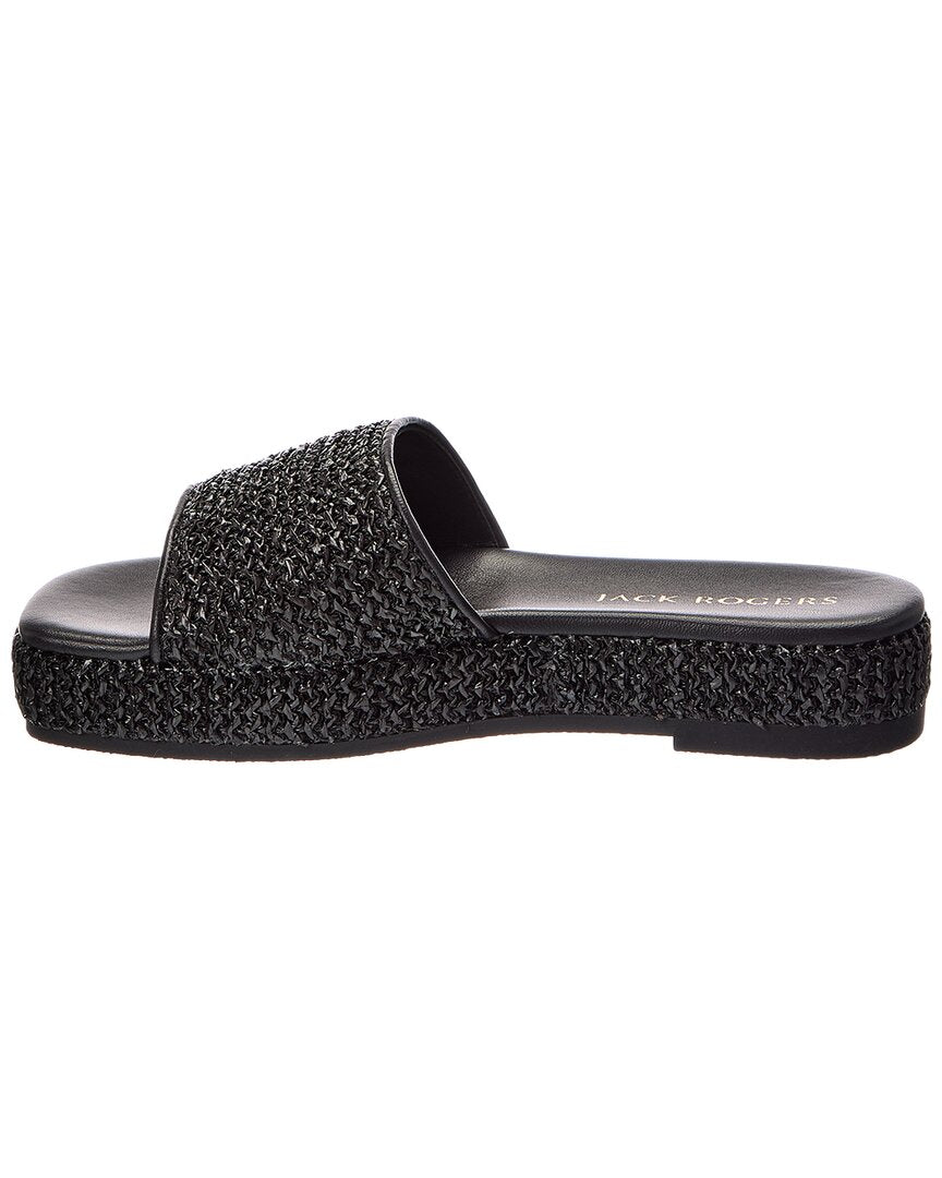 Jack Rogers Jack Rogers Bay Flatform Raffia Sandal