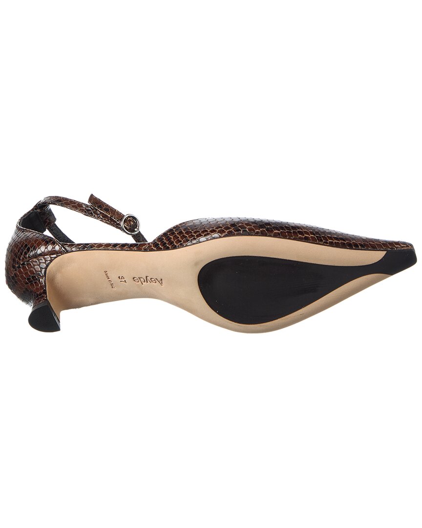 Aeyde Aeyde Liz Snake-Embossed Pump