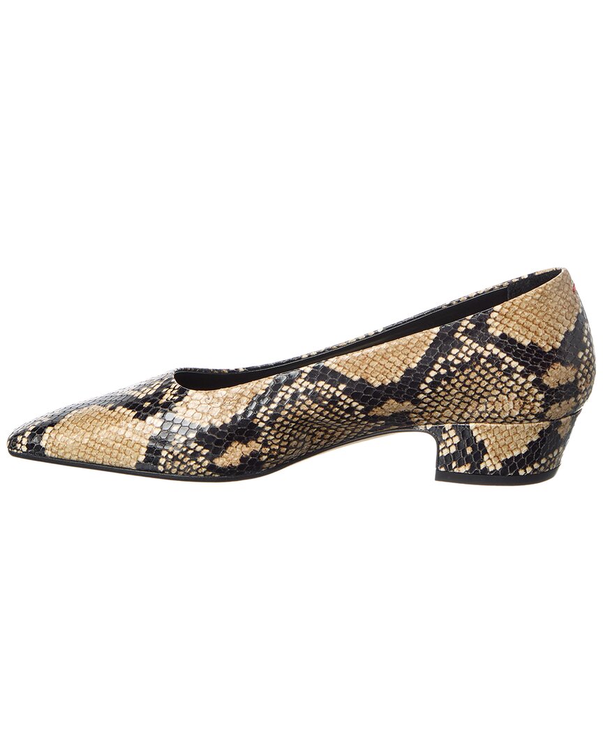 Aeyde Rory Snake-Embossed Pump