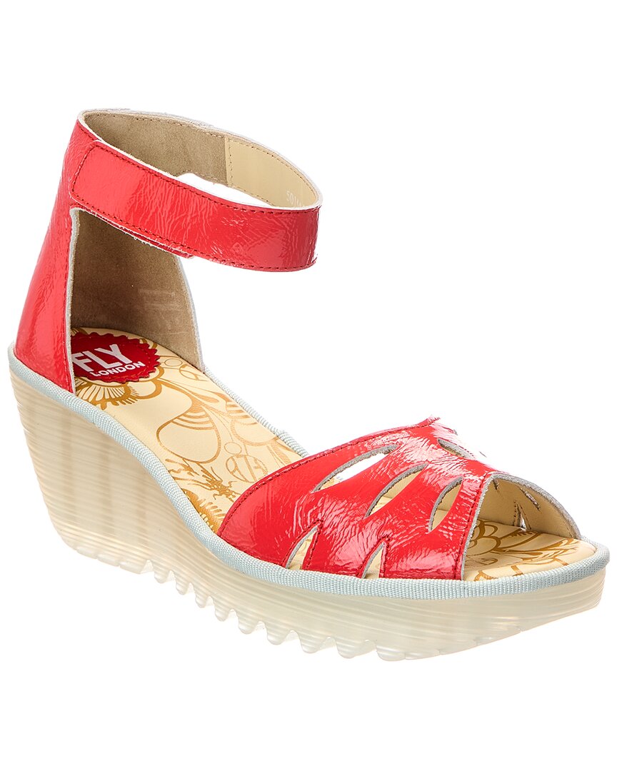 FLY London Fly London Patent Wedge Sandal