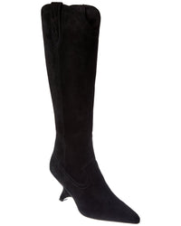 SIMKHAI Simkhai Shadow Suede Western Knee-High Boot