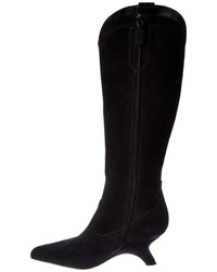 SIMKHAI Simkhai Shadow Suede Western Knee-High Boot