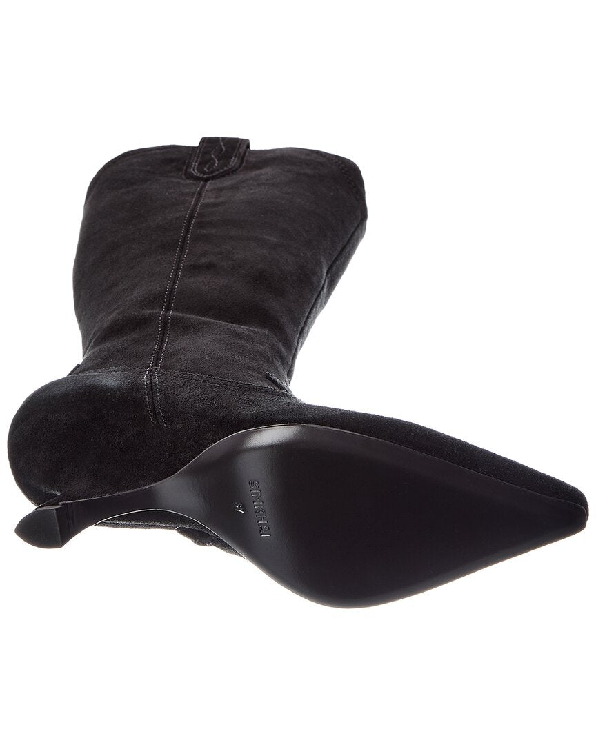 SIMKHAI Simkhai Shadow Suede Western Knee-High Boot