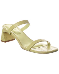 SIMKHAI Simkhai Clara Debossed Leather Sandal