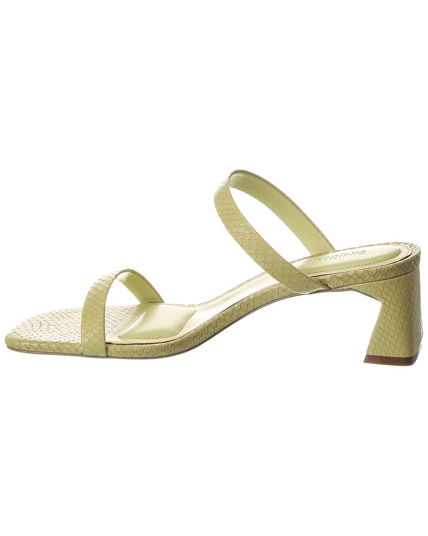 SIMKHAI Simkhai Clara Debossed Leather Sandal