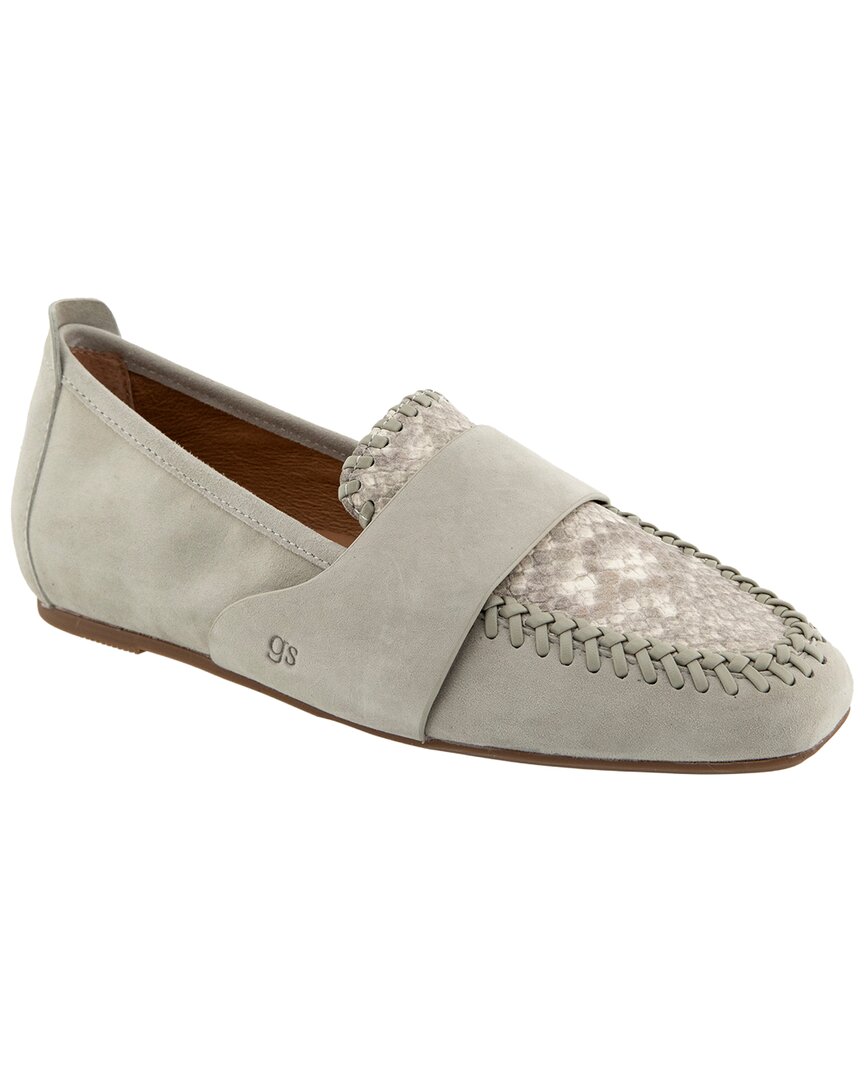Gentle Souls Gentle Souls Sandra Snake-Embossed Leather Loafer