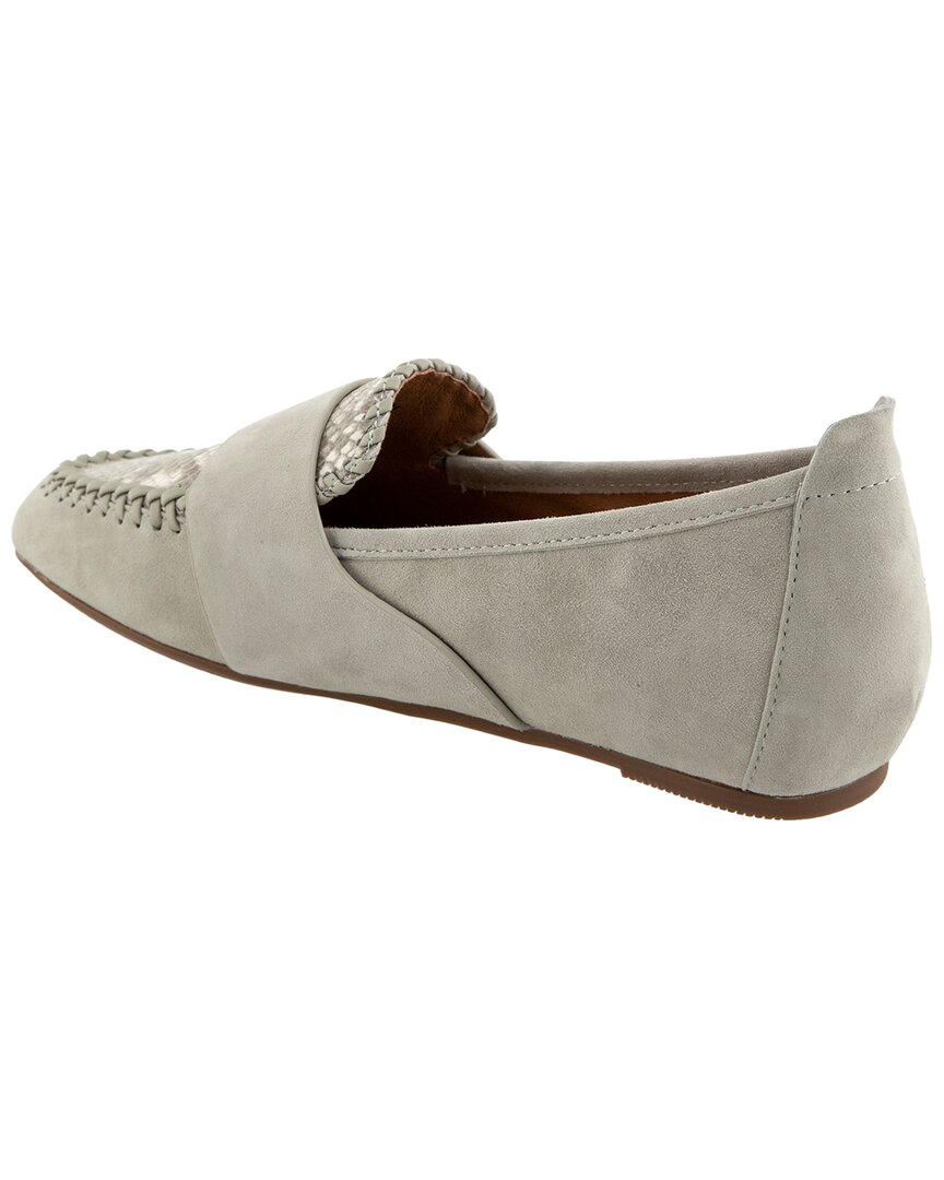 Gentle Souls Gentle Souls Sandra Snake-Embossed Leather Loafer