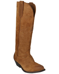 Golden Goose Wish Star Leather Boot Brown Multi