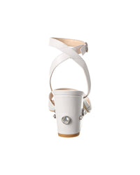 Stuart Weitzman Allshine Block 75 Leather Sandal