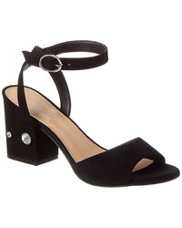 Stuart Weitzman Allshine Block 75 Suede Sandal1
