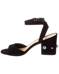 Stuart Weitzman Allshine Block 75 Suede Sandal2