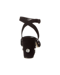 Stuart Weitzman Allshine Block 75 Suede Sandal3